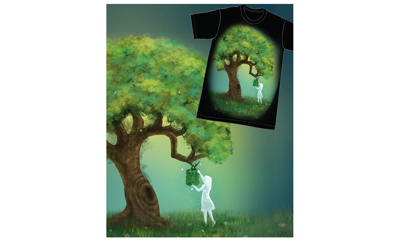 Threadless challenge: new design Give and Take
